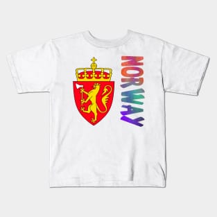 Norway Coat of Arms Design Kids T-Shirt